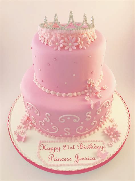 Pink Princess Birthday Cake