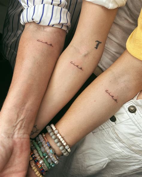 25 Mother Daughter Matching Tattoos | Fabbon