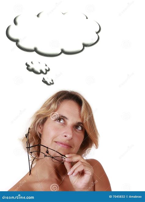 Thoughtful expression stock photo. Image of concept, fashion - 7045832 