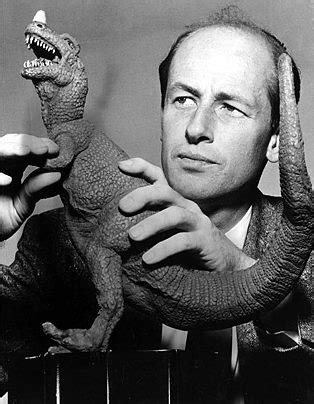 Ray on the set of Animal World : r/Harryhausen