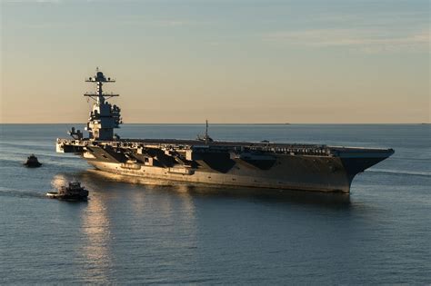 U.S. Navy to Commission USS Gerald R. Ford, Its First New Aircraft Carrier Design in 40 Years