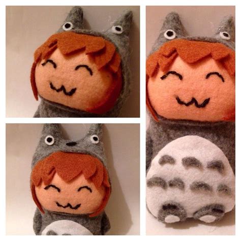 Sayaka cosplaying like Totoro - Custom plushie | Totoro, Plushies ...