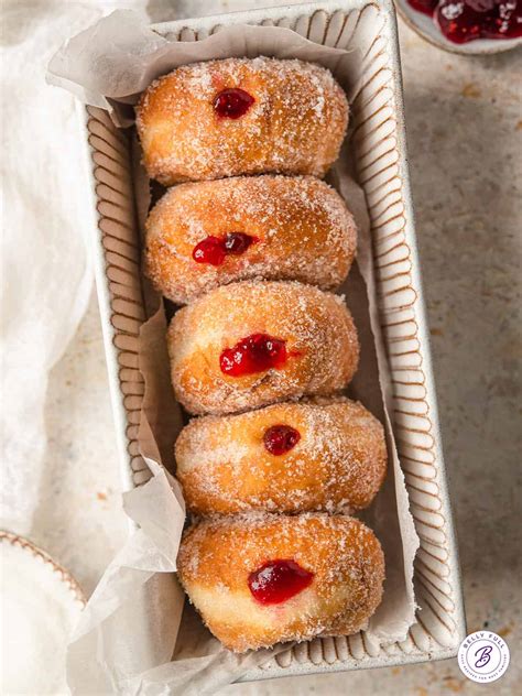 Sufganiyot Recipe {Jelly Donuts} - Belly Full