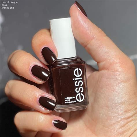 essie wicked swatches review lots  lacquer