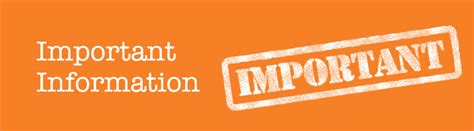 important information   desk