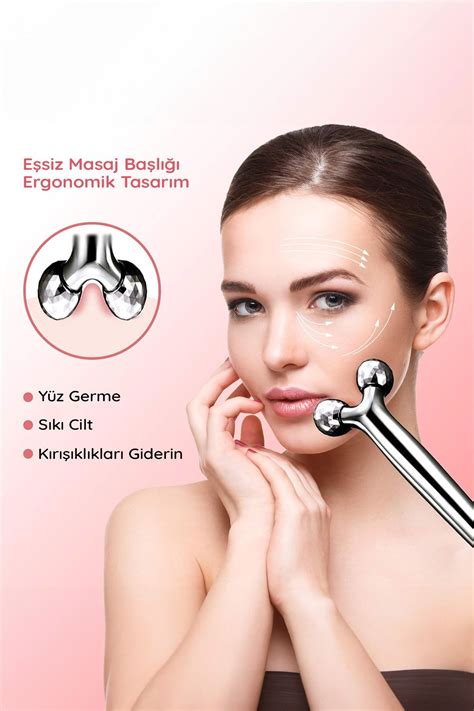 Soillium Body Massager 3 Boyutlu Cilt Sıkılaştırıcı Masaj Aleti 3D Rulo
