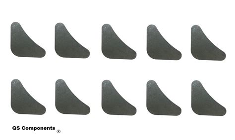 deg  thick steel solid corner gusset  pack qs components