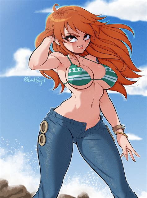 Redrew my old Nami fanart from 3 years ago : r/OnePiece