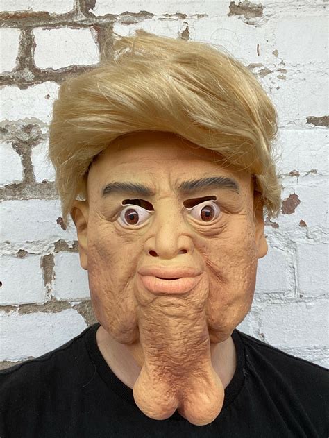 FUNNY OLD BALD MAN MASK LATEX BALLS SCROTUM CHIN STAG PARTY DICK NOSE