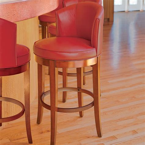 manchester faux leather swivel bar stools bar stools leather bar