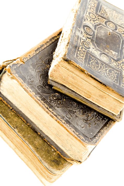 Old Books Isolated Antique Learn, Literacy, Brown, Paper PNG