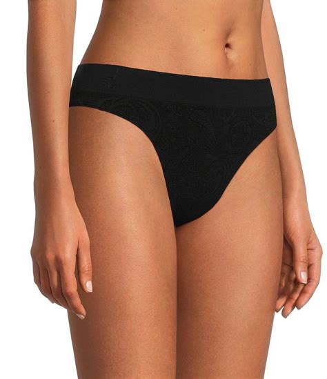 Lauren Ralph Lauren Seamless Paisley Jersey Thong | Dillard's
