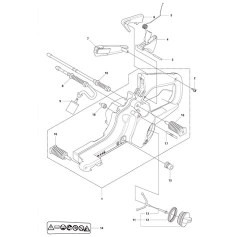 Husqvarna 135 Chainsaw (2011) Parts Diagram, Fuel Tank