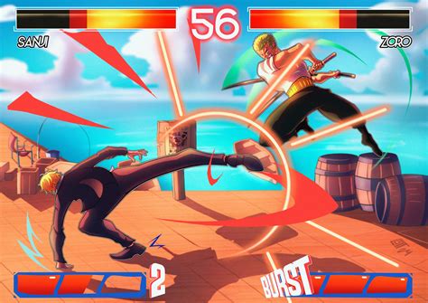 I did a fighting fanart (pls, someone, make a game) : r/OnePiece