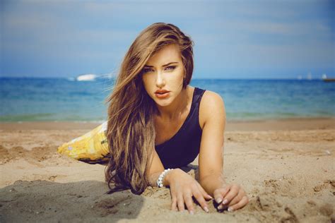 Women On Beach Widescreen Wallpapers