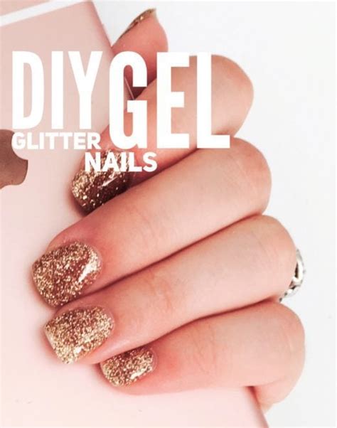 Glitter Gel Nails Tutorial