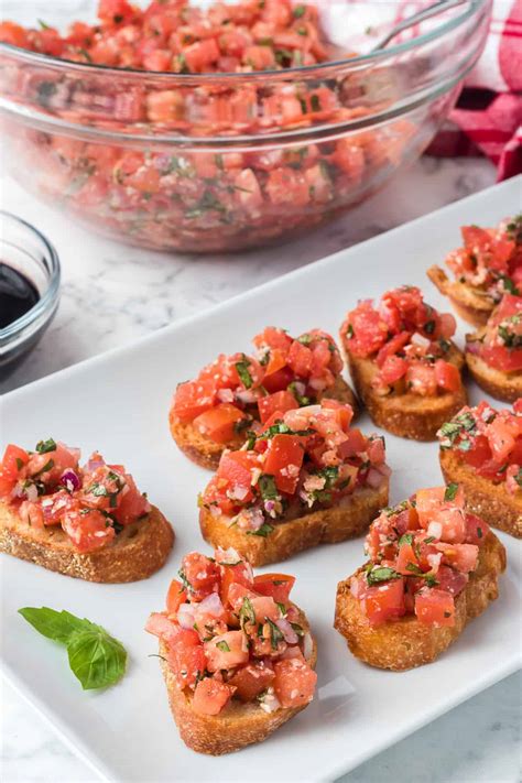 easy tomato bruschetta recipe   store deals