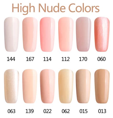 2017 New Nude Colors Series Gel Polish Nail Gel Soak Off UV Gel Polish Choose Any 1 Color Nail ...