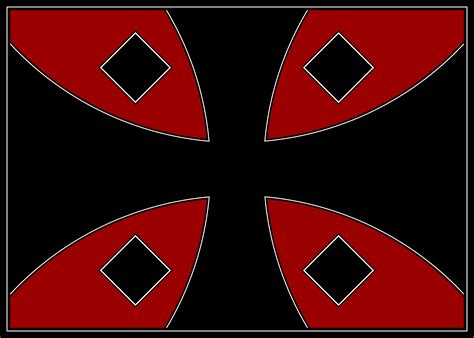 Some original fascist/tribal flag I made (reupload) : vexillology