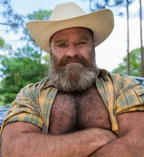 pin  tom  uniform bear men great beards hairy chested men