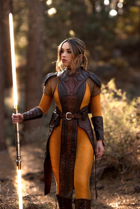 Female Jedi Tunic Obi Wan Kenobi Cosplay Costume Star Wars Outfits