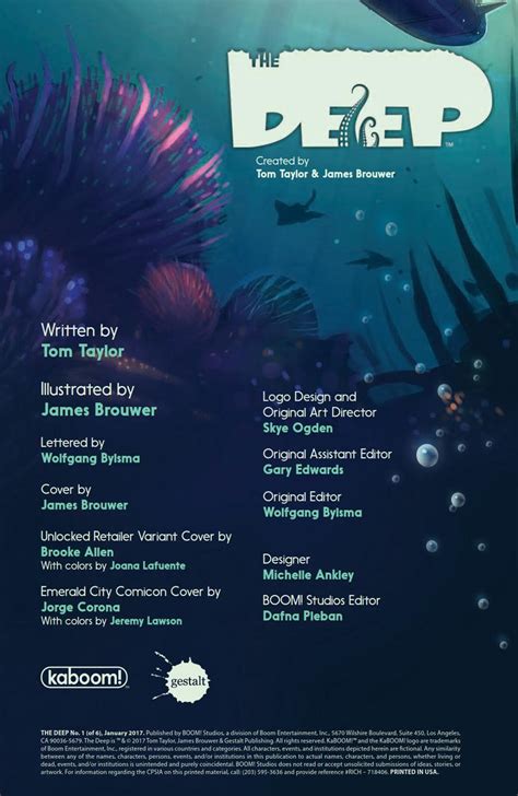 Images: Boom! Studios Comic Book The Deep #1 Preview