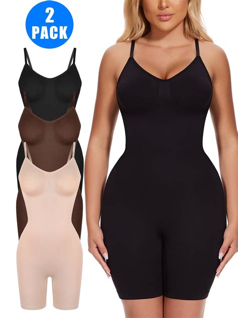 MISS MOLY 2 Pack Women's Control Slip Shapers Full Body Shapewear