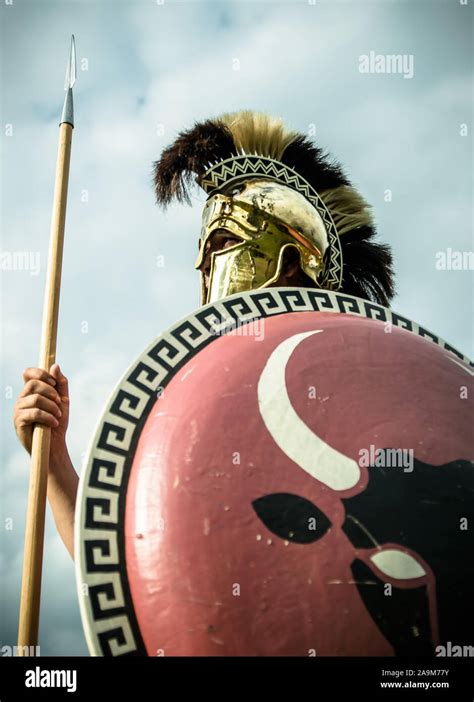 spartan warrior  res stock photography  images alamy