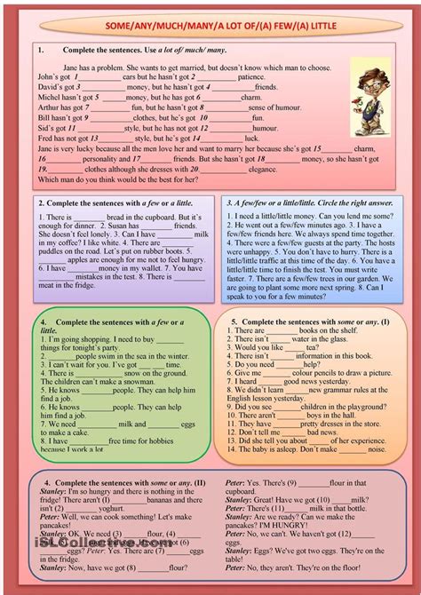 SOME/ANY/MUCH/MANY/A LOT OF/(A) FEW/(A) LITTLE | Teaching english ...