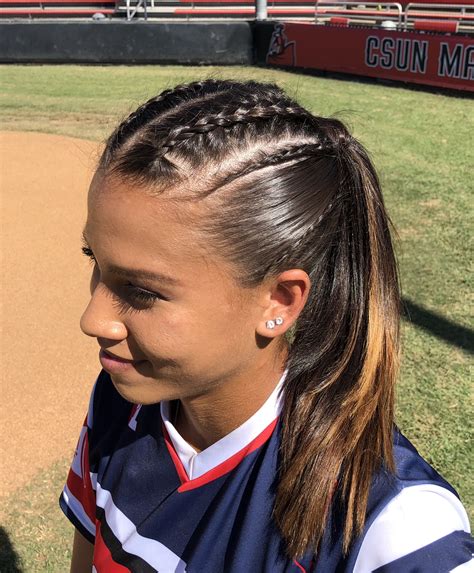 easy hairstyles for softball