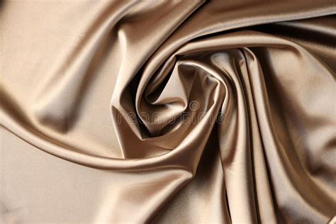Beige Satin Fabric Background. Texture of Viscose is Brown Background ...
