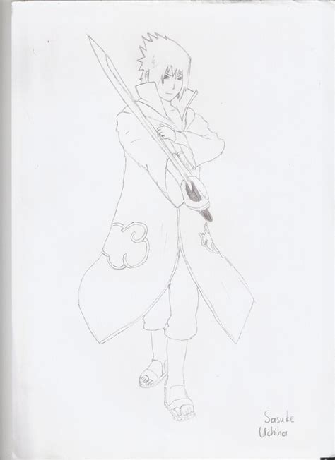 Sasuke Uchiha Drawing by nicole_kitty - DragoArt