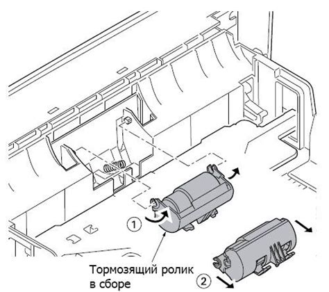 Kyocera ECOSYS M2035dn - замена роликов захвата бумаги