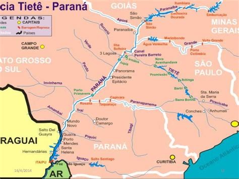 Percurso Do Rio Tietê - Rio Tiête