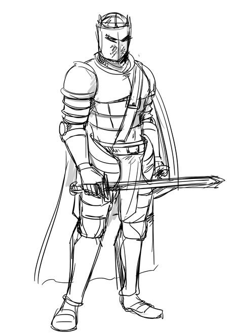 knight drawing  paintingvalleycom explore collection  knight drawing