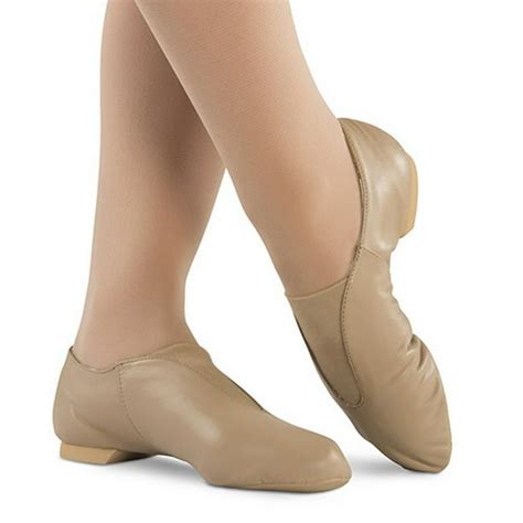 Danshuz - Danshuz Little Girls Bella Tan Leather Split Sole Value Jazz ...