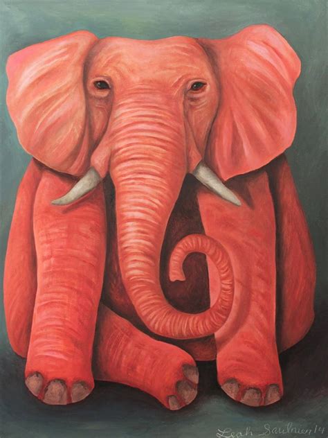 Pink Elephant - Etsy