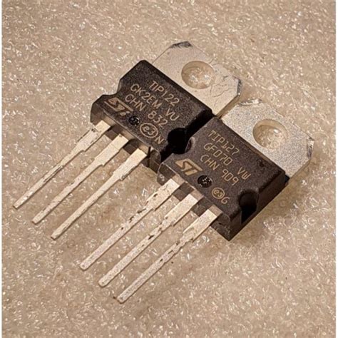 Jual TIP122 TIP127 NPN PNP Darlington Power Transistor - TIP122 - Kab ...