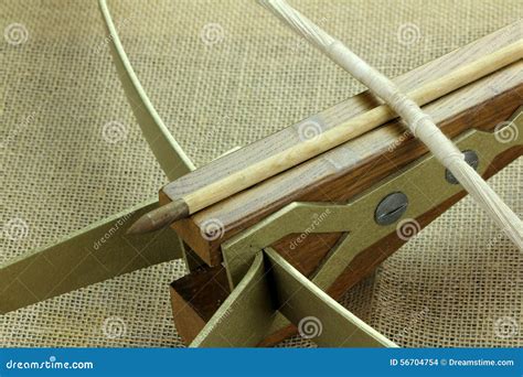 Middle Age Crossbows At Foix Castle In France Royalty-Free Stock Image ...