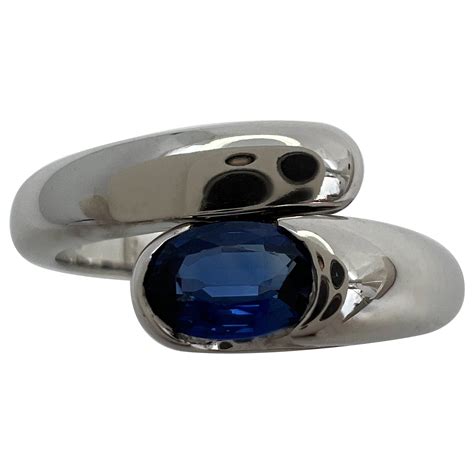 Bvlgari Bulgari Astraea Blue Sapphire Oval Cut 18 Karat Yellow Gold