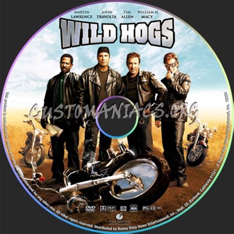 wild hogs dvd label dvd covers labels  customaniacs id