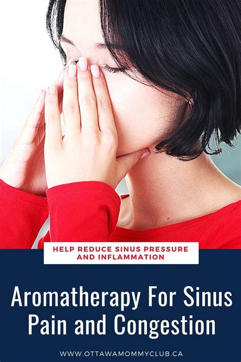 Aromatherapy for sinus pain and congestion