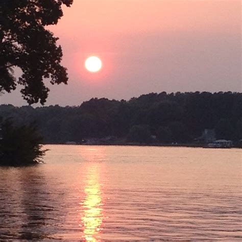 Lake Norman sunset! | Lake fun, Lake beach, Beautiful lakes