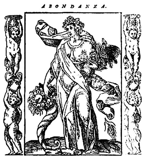 Abbondanza 1603 – Iconologia di Cesare Ripa