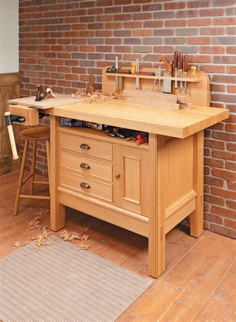heirloom workbench woodworking project woodsmith plans