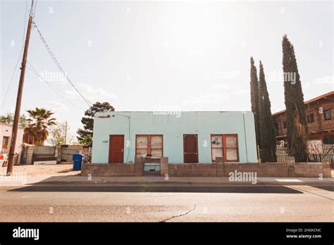 an adobe home in the Mesquite Historic District, Las Cruces, New Mexico ...