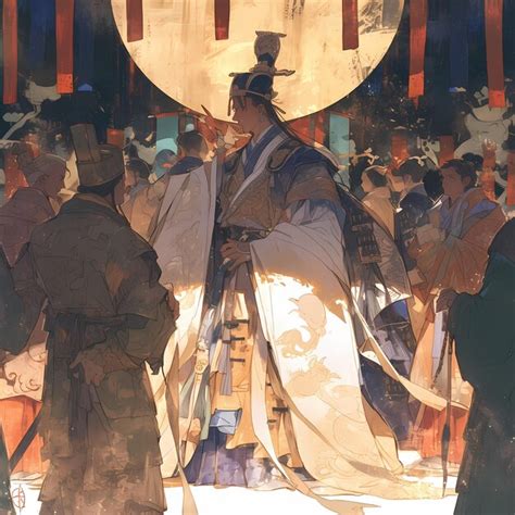 premium photo festival glamour elegant asian courtesan  traditional