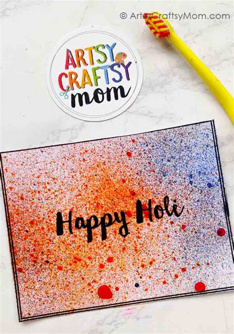 15 Amazingly Fun Holi Crafts and Activities for Kids - Artsy Craftsy Mom