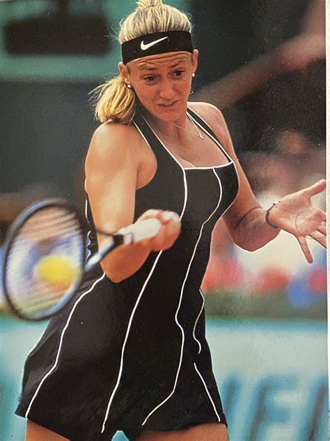 Download Mary Pierce in Action Wallpaper | Wallpapers.com