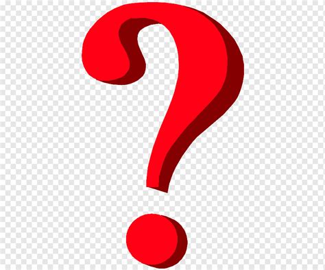 Red question mark, png | PNGWing